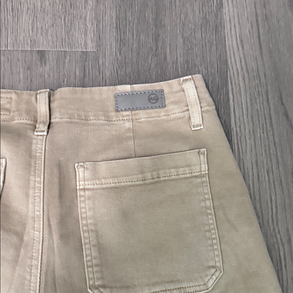 AG Analeigh Women's Straight Utility Chinos in Beige - Picture 5 of 9